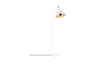 Staanlamp Yildo - Wit en Goudkleurig - 40 W - 120 cm