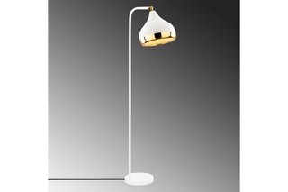 Staanlamp Yildo - Wit en Goudkleurig - 40 W - 120 cm