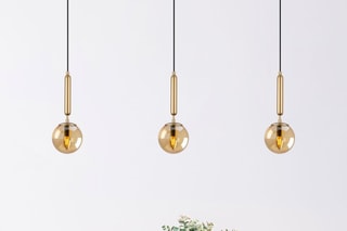 Hanglamp King - Goudkleurig - 40 W