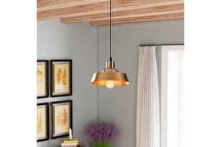 Hanglamp Berceste - Goudkleurig - 100 W