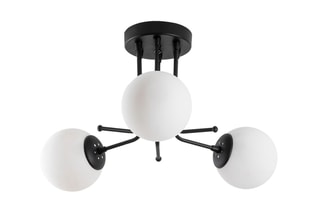 Hanglamp Daisy - Zwart - 3 x 40 W