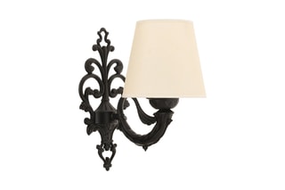 Wandlamp Lily - Beige en Zwart - 40 W