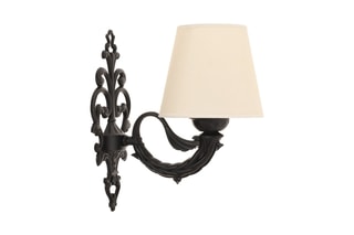 Wandlamp Lily - Beige en Zwart - 40 W