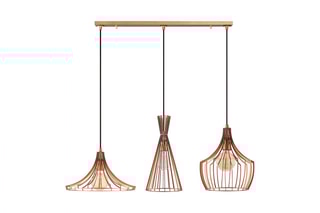 Candeeiro suspenso Dourado rosa