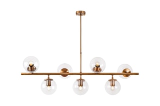 hanglamp Fazli - Goudkleurig - 7 x 40 W