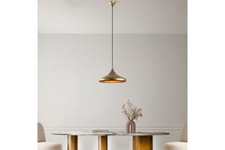 Verstelbare Hanglamp Eysan - Goudkleurig - 40 W