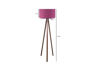 Staanlamp met Driepoot AYD - Paars - 40 W - 140 cm
