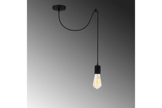 Hanglamp Kabluni - Zwart - 40 W