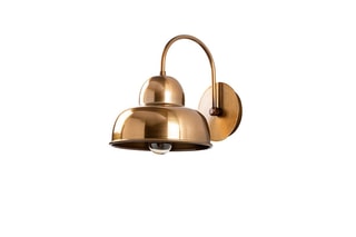 Aplique de parede Dourado