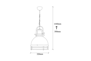 Hanglamp Saglam Rood