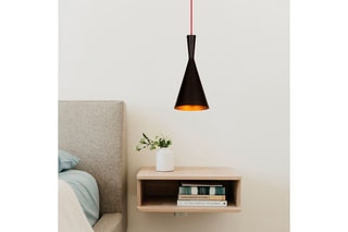 Hanglamp Elmas - Zwart en Rood - 40 W