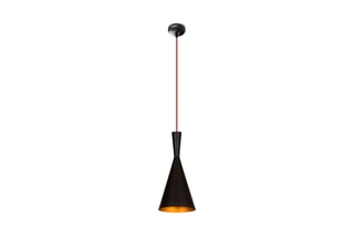 Hanglamp Elmas - Zwart en Rood - 40 W