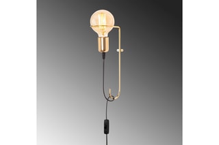 Wandlamp Pota - Goudkleurig - 100 W