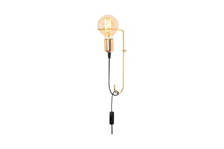 Wandlamp Pota - Goudkleurig - 100 W