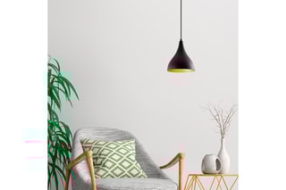 Hanglamp Berceste - Zwart - 100 W