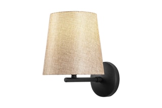 Wandlamp Profil - Zwart en Beige - 40 W