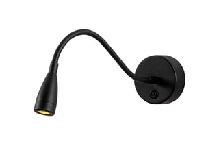 Aplique de parede Preto