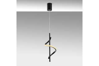 Candeeiro suspenso Preto