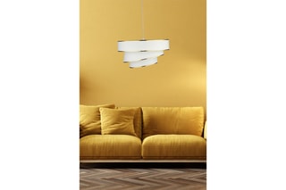 Hanglamp - Wit en Goudkleurig - 40 W