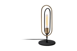 Tafellamp - Zwart en Goudkleurig - 40 W