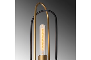 Tafellamp - Zwart en Goudkleurig - 40 W
