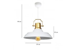 Hanglamp AYD -  Wit - 5-9 W