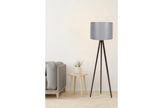 Candeeiro de pé - Cinzento - 45-60 W - 145 cm