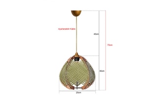 Hanglamp - Lichtgroen - 60 W