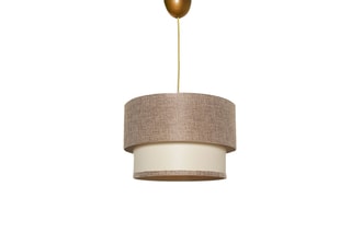 Candeeiro suspenso - Bege e creme