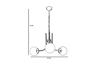 Hanglamp - Goudkleurig - 40 W