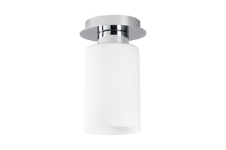 Plafonlamp Balcova - Zilverkleurig en Wit - 40 W