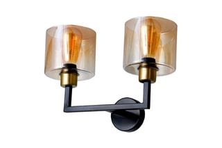 Wandlamp - Zwart - 60 W