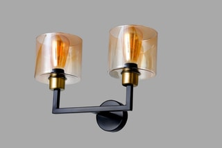 Wandlamp - Zwart - 60 W