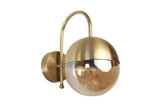 Aplique de parede Küre - Dourado - 60 W