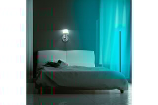 Candeeiro Lumos LED Bleu Preto