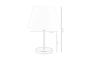 Candeeiro de mesa Ayd Bege e dourado