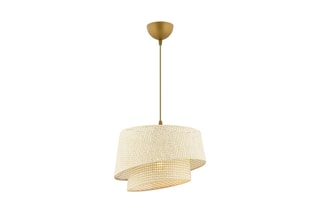 Hanglamp Barette Hazeran - Crèmekleurig - 45-60 W