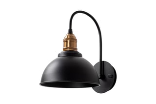 Aplique de parede Varzan Preto