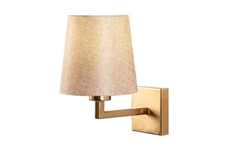 Wandlamp Profil - Goudkleurig en Crèmekleurig - 100 W