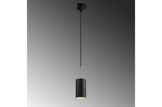 Candeeiro suspenso Kem - Preto - 40 W