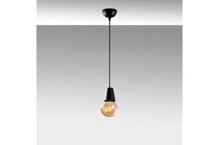 Candeeiro suspenso - Preto