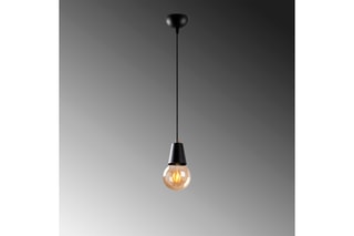 Candeeiro suspenso - Preto