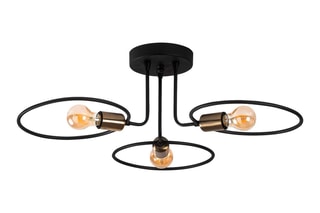 Candeeiro suspenso Circle Preto