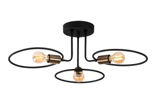 Candeeiro suspenso Circle Preto