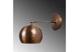 Wandlamp Sivani - Bronskleurig - 100 W