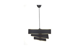 Candeeiro suspenso - Preto - 40 W