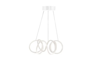 Candeeiro suspenso LED Earendel Branco