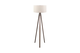 Staanlamp op Driepoot Ayd - Crèmekleurig en Bruin - 60 W - 140 cm