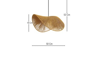 Candeeiro suspenso - Mostarda - 40 W