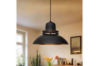 Candeeiro suspenso - Preto - 40 W